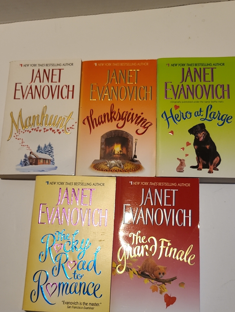 Janet Evanovich Romance Novel Set
